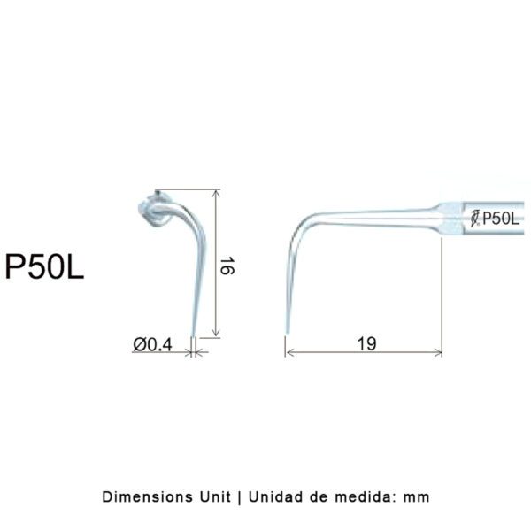 Punta Woodpecker P50L. Especial para PT-A, PT-B, PT3 y PT5 | Perio