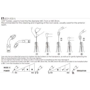 Punta Endochuck ultrasonidos Woodpecker E1 compatible EMS | Endo, Endochuck