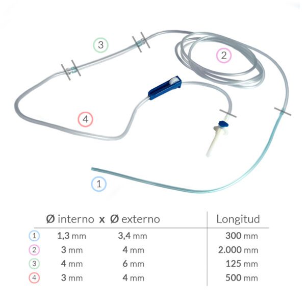 Línea de irrigación para motor de implantología Woodpecker Implanter y DTE Implant X - Imagen 3