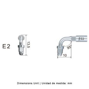 Punta Endochuck ultrasonidos Woodpecker E2 compatible EMS | Endo, Endochuck
