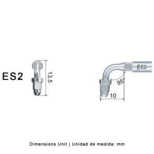 Punta Endochuck ultrasonidos Woodpecker ES2 compatible SIRONA | Endo