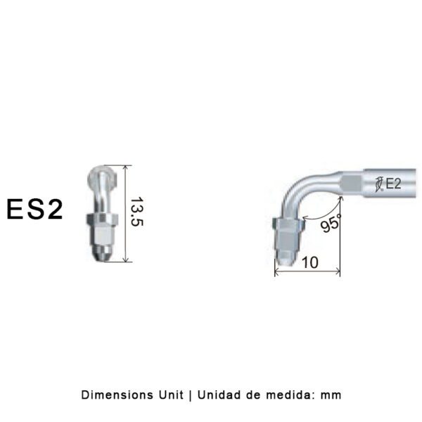 Punta Endochuck ultrasonidos Woodpecker ES2 compatible SIRONA | Endo
