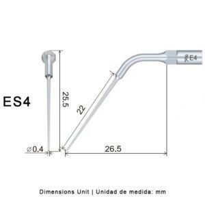 Punta ultrasonidos Woodpecker ES4 compatible SIRONA | Endo