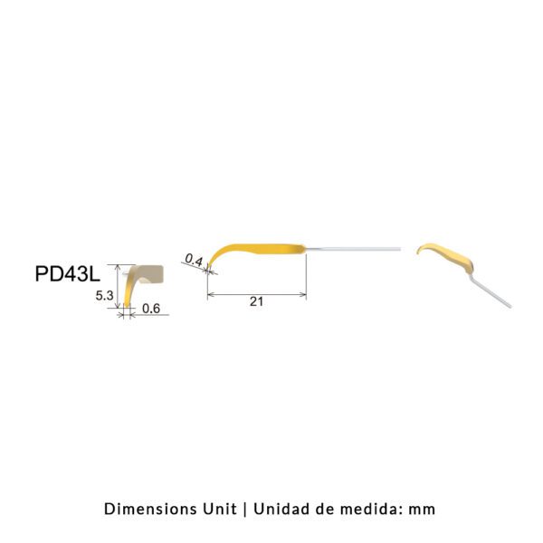 Punta ultrasonidos Woodpecker PD43L Peek compatible Satelec | Profilaxis implantes - Imagen 3