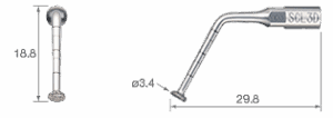 Punta para Elevación de seno SCL3D