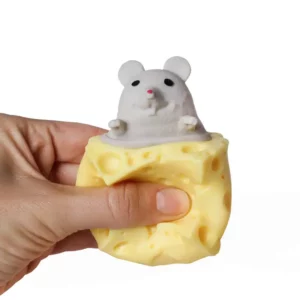 Antiestrés ratón con queso Bader