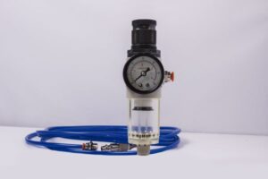 Manómetro Regulador con Filtro + Manguera Bader