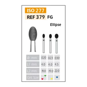 Fresas Diamante FG ISO 379-314-514-020 Rojo Bader