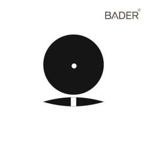 Pulidor Negro Grueso Lenteja ISO 652.900.303.534.220 Bader