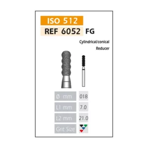 Fresas de Diamante FG ISO 652-314-544-018 Negro Bader