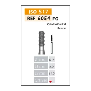 Fresas Diamante FG ISO 654-314-514-016 Rojo Bader