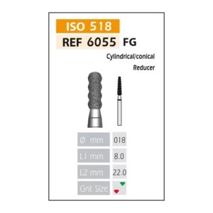 Fresas Diamante FG ISO 655-314-534-018 Verde Bader
