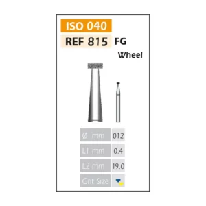 Fresas Diamante FG ISO 815-314-524-012 Azul/Transparente Bader