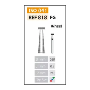 Fresas Diamante FG ISO 818-314-514-030 Rojo Bader