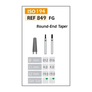 Fresas Diamante FG ISO 849-314-534-012 Verde Bader