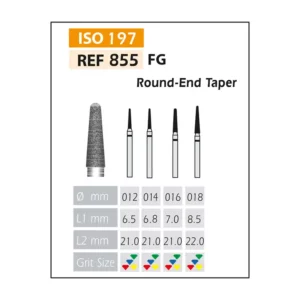 Fresas Diamante FG ISO 855-314-504-016 Amarillo Bader