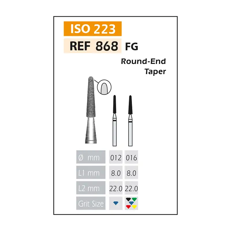 Fresas Diamante FG ISO 868-314-544-016 Negro Bader