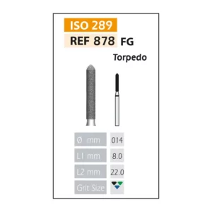 Fresas Diamante FG ISO 878-314-524-014 Azul/Transparente Bader