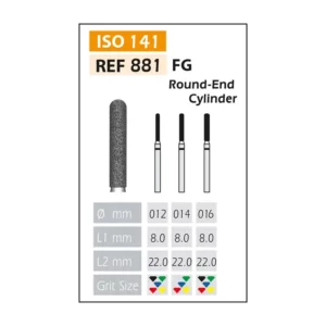 Fresas Diamante FG ISO 881-314-534-014 Verde Bader