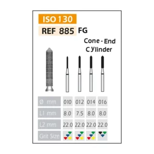 Fresas Diamante  FG ISO 885-314-504-012 Amarillo Bader
