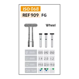 Fresas Diamante FG ISO 909-314-534-042 Verde Bader