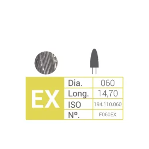 Fresa Carburo de Tungsteno F060EX ISO.500.104.194.110.060 Bader
