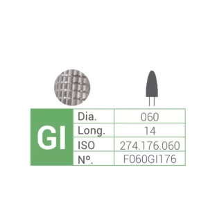 Fresa Carburo de Tungsteno F060GI176 ISO.500.104.274.176.060 Bader
