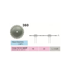 Disco de Diamante Flex Bicapa ISO 806.104.360.514.190 Bader