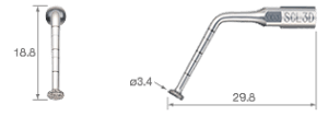 Punta para Elevación de seno SCL3D