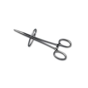 PINZA MOSQUITO CON ARO PARA CERAMICA RECTA