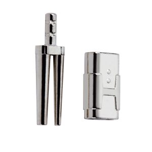 BI-V-PIN 13 mm (CORTO) CON CAMISA Y TAPONES DE GOMA (1000 U.)