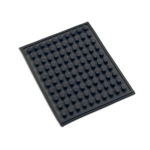 TAPONES DE GOMA PARA BI-V-PIN (LAMINA CON 100 U.)