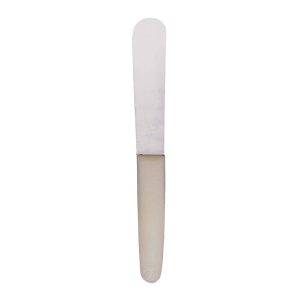 ESPATULA PARA ALGINATO ACERO INOX. (MANGO BLANCO)
