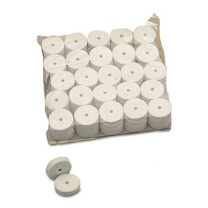 DISCOS DE FIELTRO - MEDIO - 100 UNIDADES