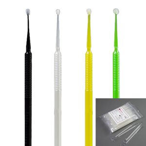 MICROAPLICADOR RECTO EMBOLSADO - 1 MM BLANCO (100 U.)