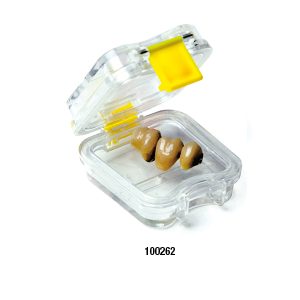 CAJA CON MEMBRANA - MEDIANA CON CIERRE (5 x 5 x 2,5 cm) - 10 u.