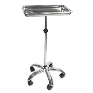 CARRO DE ACERO INOXIDABLE DE 5 RUEDAS
