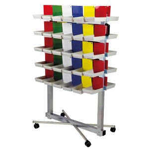 CARRO PARA BANDEJAS + 60 BANDEJAS PEQUEÑAS