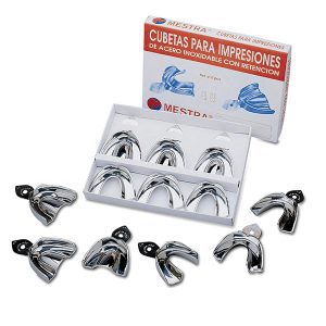 CUBETAS PARA IMPRESION CON RETENCION - JGO. 6 UNID. · ACERO INOX.